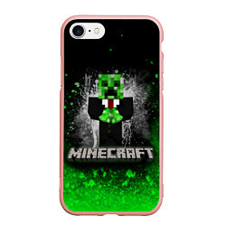 Чехол iPhone 7/8 матовый MINECRAFT