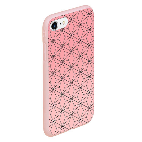 Чехол iPhone 7/8 матовый NEZUKO KAMADO / 3D-Светло-розовый – фото 2