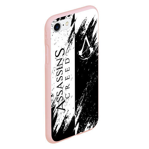 Чехол iPhone 7/8 матовый ASSASSIN'S CREED / 3D-Светло-розовый – фото 2