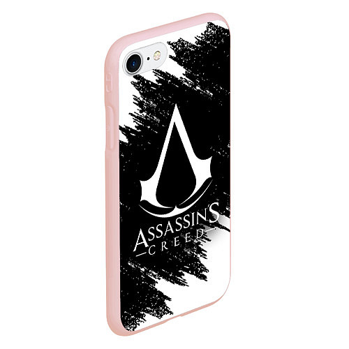 Чехол iPhone 7/8 матовый ASSASSINS CREED / 3D-Светло-розовый – фото 2