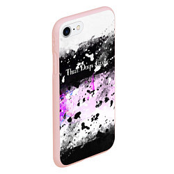Чехол iPhone 7/8 матовый THREE DAYS GRACE, цвет: 3D-светло-розовый — фото 2