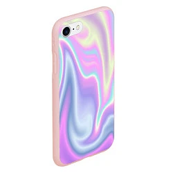 Чехол iPhone 7/8 матовый Vaporwave, цвет: 3D-светло-розовый — фото 2