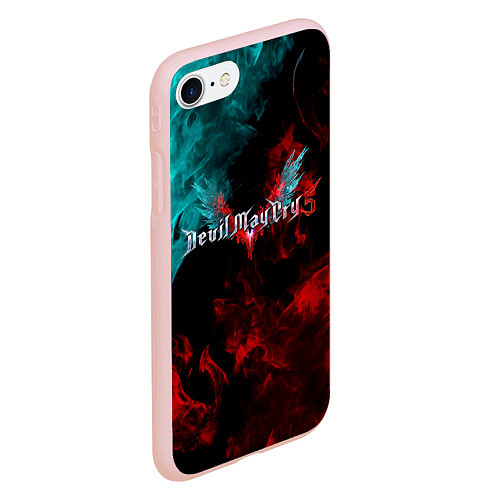 Чехол iPhone 7/8 матовый DEVIL MAY CRY / 3D-Светло-розовый – фото 2