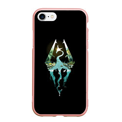 Чехол iPhone 7/8 матовый THE ELDER SCROLLS, цвет: 3D-светло-розовый