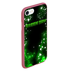 Чехол iPhone 7/8 матовый GreenDay, цвет: 3D-малиновый — фото 2
