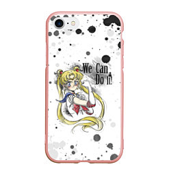 Чехол iPhone 7/8 матовый Sailor Moon We can do it!