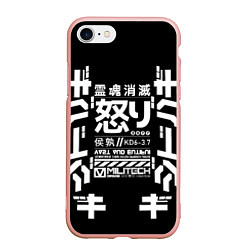 Чехол iPhone 7/8 матовый Cyperpunk 2077 Japan tech