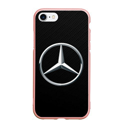 Чехол iPhone 7/8 матовый MERCEDES-BENZ CARBON