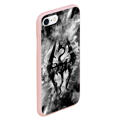 Чехол iPhone 7/8 матовый THE ELDER SCROLLS / 3D-Светло-розовый – фото 2