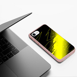 Чехол iPhone 7/8 матовый Bona Fide Одежда для фитнеcа, цвет: 3D-светло-розовый — фото 2