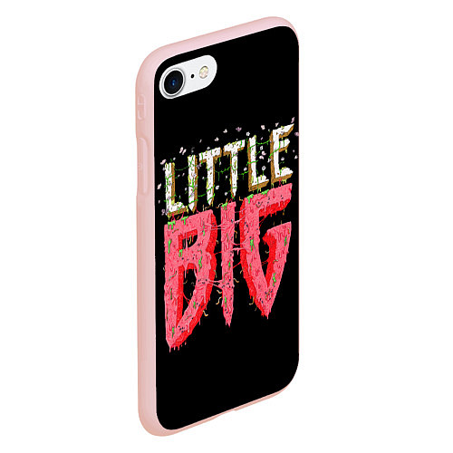 Чехол iPhone 7/8 матовый Little Big / 3D-Светло-розовый – фото 2