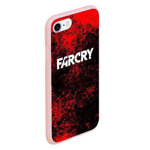 Чехол iPhone 7/8 матовый FARCRY / 3D-Светло-розовый – фото 2