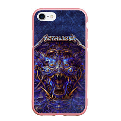 Чехол iPhone 7/8 матовый Metallica, цвет: 3D-баблгам