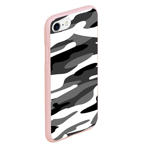 Чехол iPhone 7/8 матовый Камуфляж Sabaton без лого / 3D-Светло-розовый – фото 2