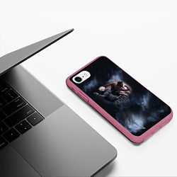Чехол iPhone 7/8 матовый Void Edge, цвет: 3D-малиновый — фото 2