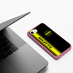 Чехол iPhone 7/8 матовый NILETTO, цвет: 3D-малиновый — фото 2