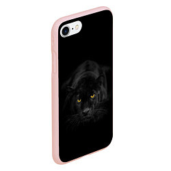 Чехол iPhone 7/8 матовый Пантера, цвет: 3D-светло-розовый — фото 2
