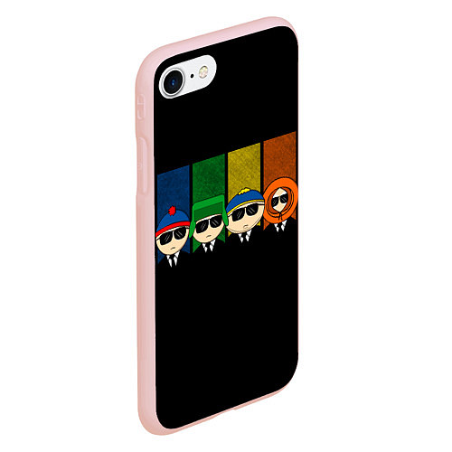 Чехол iPhone 7/8 матовый South Park / 3D-Светло-розовый – фото 2
