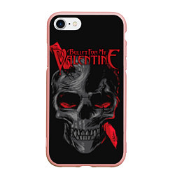 Чехол iPhone 7/8 матовый Bullet For My Valentine, цвет: 3D-светло-розовый