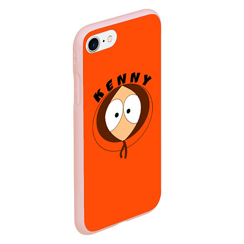 Чехол iPhone 7/8 матовый KENNY / 3D-Светло-розовый – фото 2