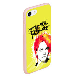 Чехол iPhone 7/8 матовый My Chemical Romance, цвет: 3D-светло-розовый — фото 2