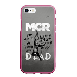 Чехол iPhone 7/8 матовый My Chemical Romance, цвет: 3D-малиновый