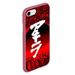 Чехол iPhone 7/8 матовый AKIRA, цвет: 3D-малиновый — фото 2