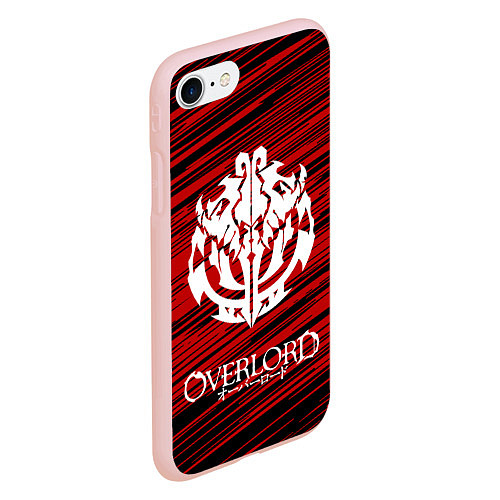 Чехол iPhone 7/8 матовый OVERLORD / 3D-Светло-розовый – фото 2