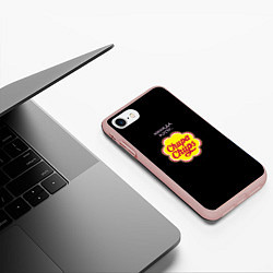 Чехол iPhone 7/8 матовый Chupa chups, цвет: 3D-светло-розовый — фото 2