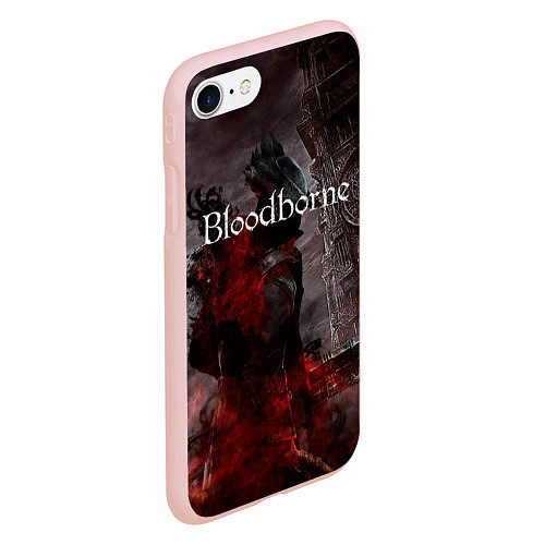 Чехол iPhone 7/8 матовый Bloodborne / 3D-Светло-розовый – фото 2