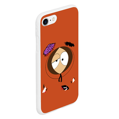 Чехол iPhone 7/8 матовый South Park Dead Kenny / 3D-Белый – фото 2