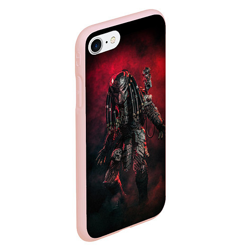 Чехол iPhone 7/8 матовый PREDATOR / 3D-Светло-розовый – фото 2