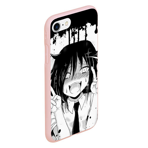 Чехол iPhone 7/8 матовый AHEGAO / 3D-Светло-розовый – фото 2