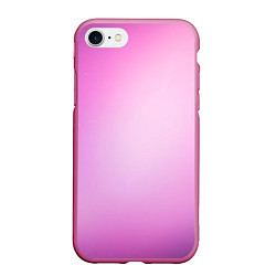 Чехол iPhone 7/8 матовый Нежный фиолет, цвет: 3D-малиновый