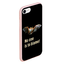 Чехол iPhone 7/8 матовый Никто не виноват!, цвет: 3D-светло-розовый — фото 2