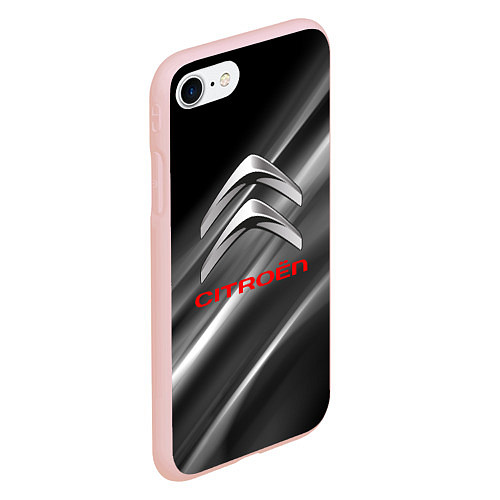 Чехол iPhone 7/8 матовый CITROEN / 3D-Светло-розовый – фото 2