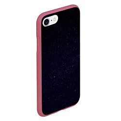 Чехол iPhone 7/8 матовый Звездное небо, цвет: 3D-малиновый — фото 2