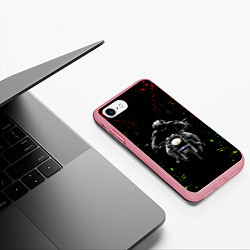 Чехол iPhone 7/8 матовый МОТОЦИКЛЫ, цвет: 3D-баблгам — фото 2