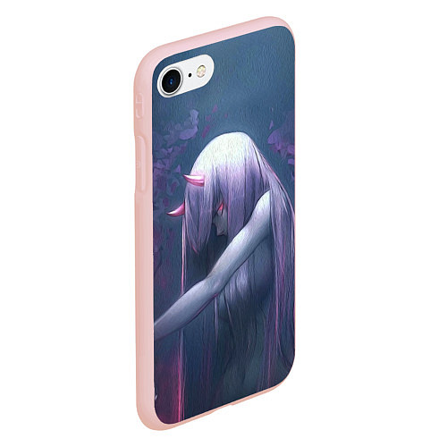 Чехол iPhone 7/8 матовый DARLING IN THE FRANXX / 3D-Светло-розовый – фото 2