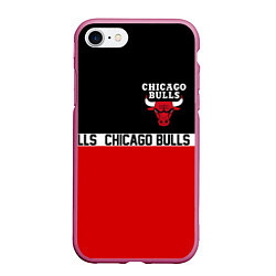 Чехол iPhone 7/8 матовый CHICAGO BULLS