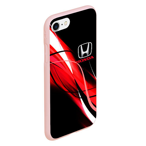 Чехол iPhone 7/8 матовый HONDA / 3D-Светло-розовый – фото 2