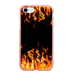 Чехол iPhone 7/8 матовый FIRE ОГОНЬ