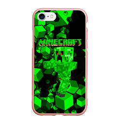 Чехол iPhone 7/8 матовый Minecraft