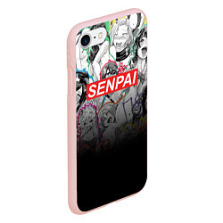 Чехол iPhone 7/8 матовый SENPAI, цвет: 3D-светло-розовый — фото 2