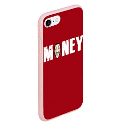 Чехол iPhone 7/8 матовый Money, цвет: 3D-светло-розовый — фото 2