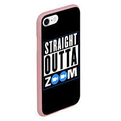 Чехол iPhone 7/8 матовый ZOOM, цвет: 3D-баблгам — фото 2