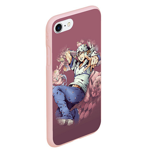 Чехол iPhone 7/8 матовый JoJo / 3D-Светло-розовый – фото 2