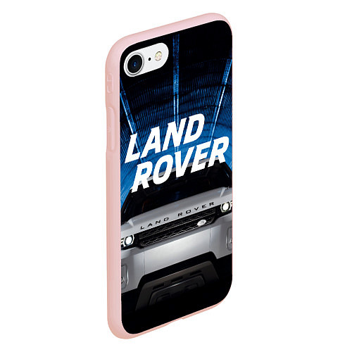 Чехол iPhone 7/8 матовый LAND ROVER / 3D-Светло-розовый – фото 2