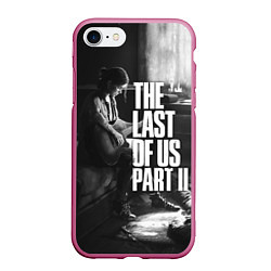 Чехол iPhone 7/8 матовый The last of us part 2 tlou2, цвет: 3D-малиновый