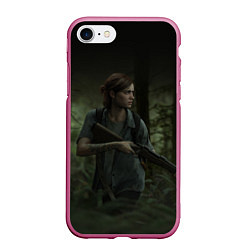 Чехол iPhone 7/8 матовый THE LAST OF US 2 ЭЛЛИ